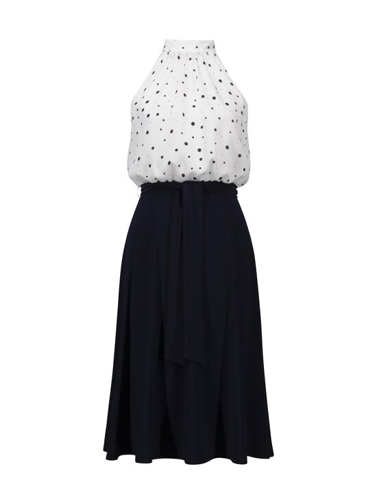 Joseph Ribkoff - Satin Dot Print -mekko - 2366 VANILLA/MIDNIGHT BLUE | Stockmann - photo 1