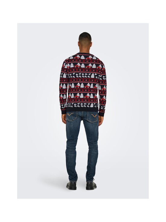 Only & Sons - OnsXmas Jaq -neulepaita - DARK NAVY - photo 5 Only & Sons - OnsXmas Jaq -neulepaita - DARK NAVY | Stockmann - photo 5