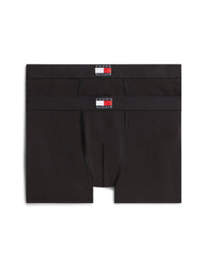 Tommy Hilfiger - Cotton Trunk -bokserit 2-pack - 0VD BLACK / BLACK | Stockmann