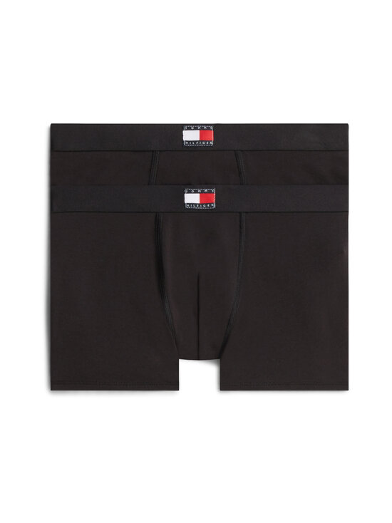 Tommy Hilfiger - Cotton Trunk -bokserit 2-pack - 0VD BLACK / BLACK | Stockmann - photo 1