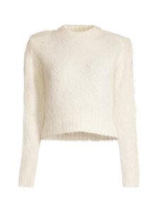 by TiMo - Tyköistuva pörröinen neulepusero - 001 - OFF WHITE | Stockmann