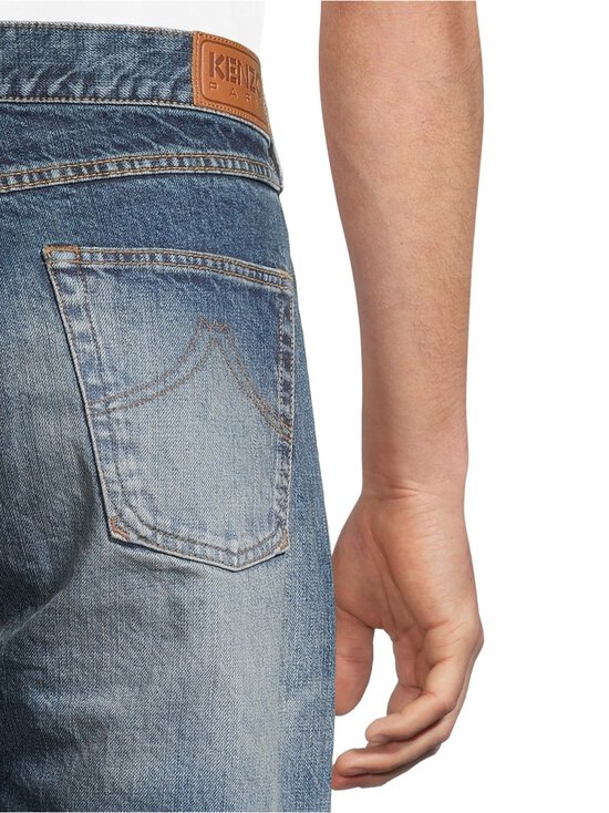 Kenzo - Straight Fit Japanese Denim -farkut - DS MEDIUM STONE BLUE DENIM | Stockmann - photo 5