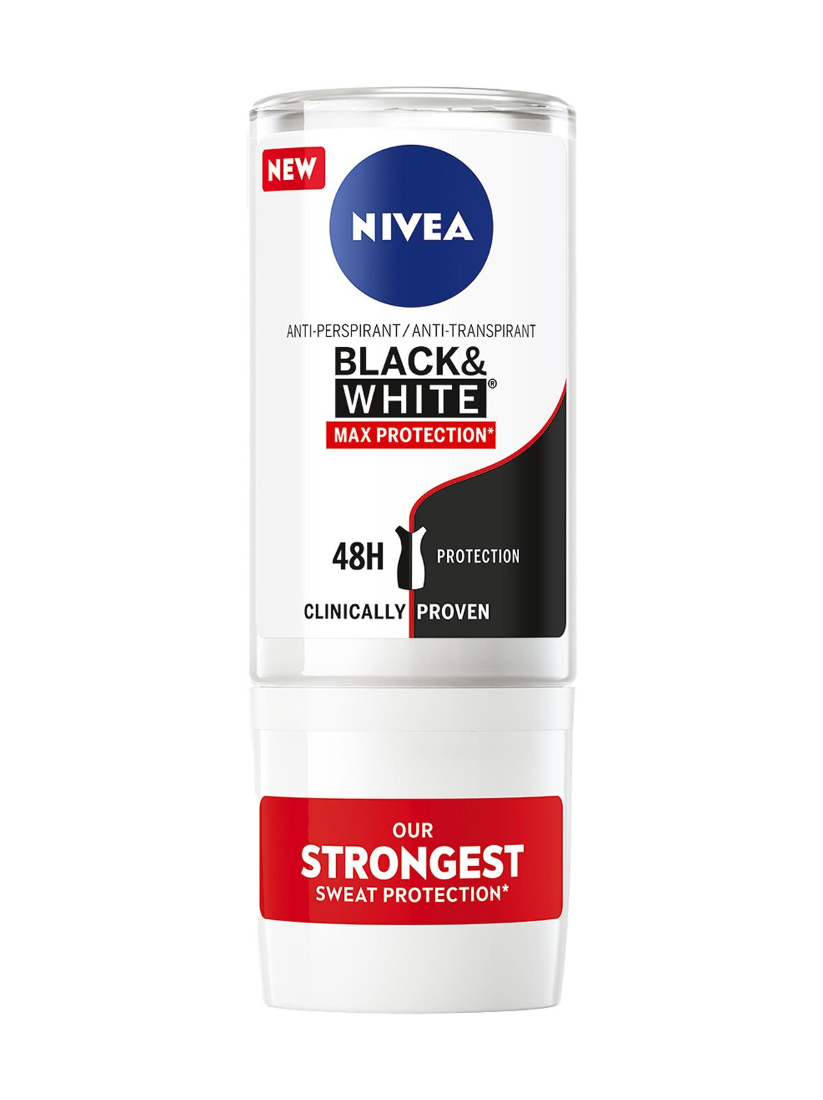 NIVEA Black & white max protection roll-on deo 48h -anti-perspirant
