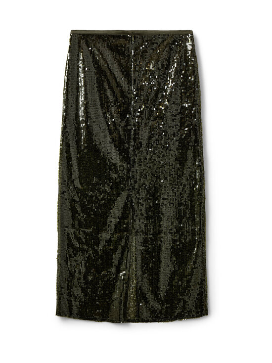 Sofie Schnoor - OtaliaSW Sequin -midihame - 3030 OLIVE GREEN | Stockmann - photo 2