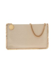 Stella McCartney - Falabella Pochette Shaggy Deer -olkalaukku - 9300 BUTTER/CREAM | Stockmann