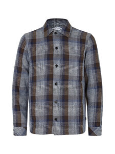 Samsoe Samsoe - Sataka JB -päällyspaita - CLR002844 BROWN MEL. CH. | Stockmann
