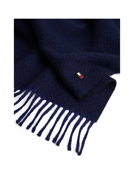 Tommy Hilfiger - Herringbone šalle - DW6 SPACE BLUE | Stockmann - photo 3