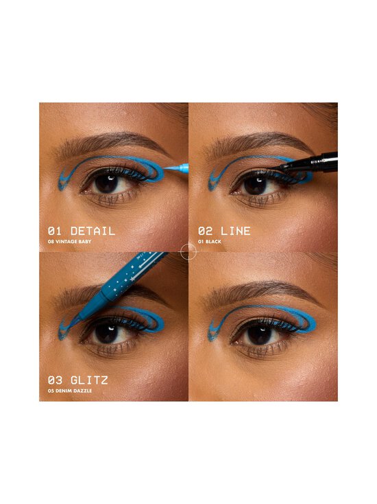 NYX Professional Makeup - Vedel silmalainer Epic Ink Glitz Waterproof Liner - 01 TAPERED TWINKLE | Stockmann - photo 5