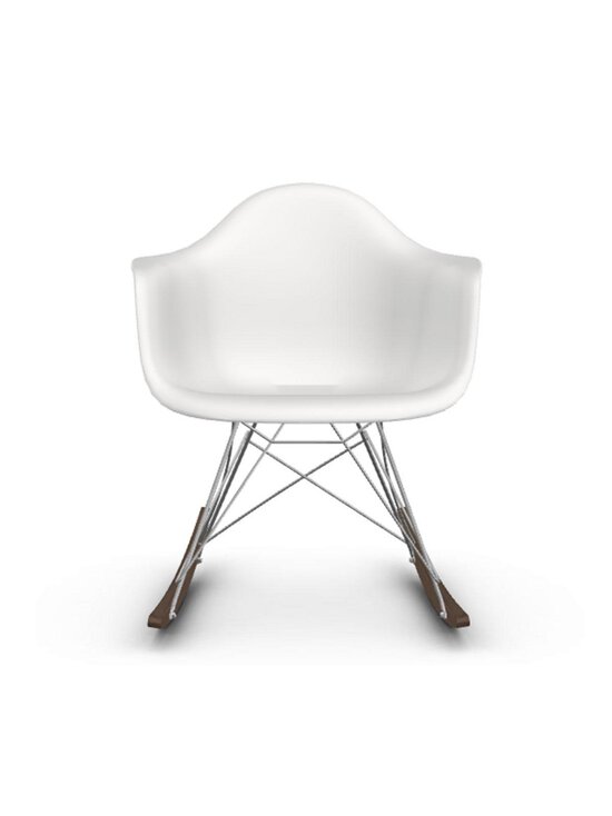 Vitra - Eames RAR RE -keinutuoli cotton white/kromi/tumma vaahtera - WHITE | Stockmann - photo 2
