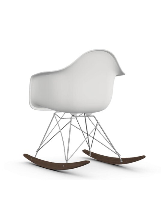Vitra - Eames RAR RE -keinutuoli cotton white/kromi/tumma vaahtera - WHITE | Stockmann - photo 3
