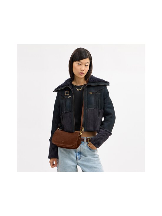 Coach - Suede Waverly -käsilaukku - B4/WARM BROWN | Stockmann - photo 4