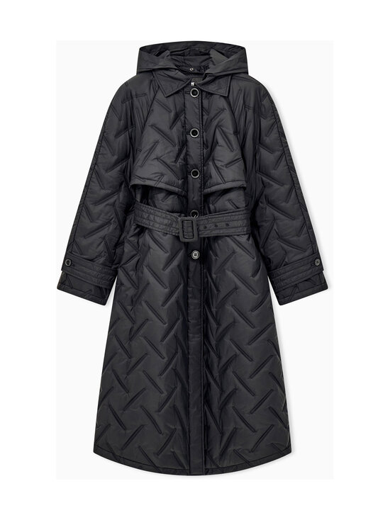 Emporio Armani - Quilted Hooded -tikkitakki - AF29118 UC001 BLACK | Stockmann - photo 1