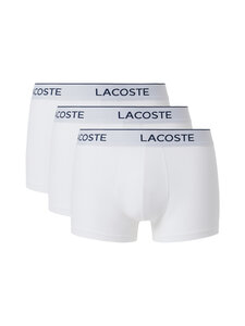 Lacoste - Trunk-alushousut 3-pack - 001 WHITE | Stockmann