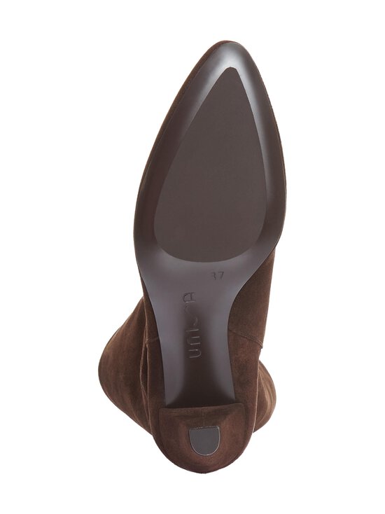 Unisa - Laia Tall Loose -mokkanahkasaappaat - WALNUT | Stockmann - photo 4