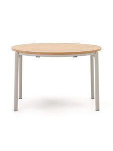 Kave Home - Montuiri -jatkettava ruokapöytä - TAMMI,HARMAA | Stockmann