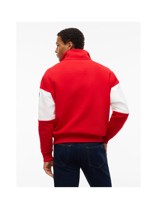 Tommy Jeans - Outdoors Zip Mock džemperis - XMA SCARLET FLARE | Stockmann - photo 4