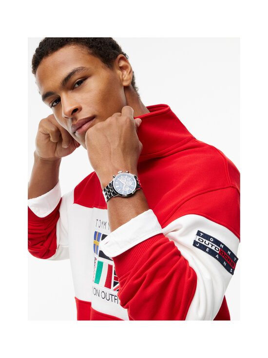 Tommy Jeans - Outdoors Zip Mock džemperis - XMA SCARLET FLARE | Stockmann - photo 5