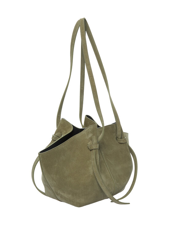 YUZEFI - Mochi Suede -nahkalaukku - OLIVE | Stockmann - photo 2