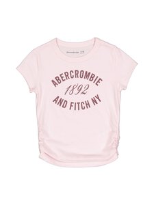Abercrombie & Fitch - 1892 Ruched t-paita - ADM-CRADLE PINK | Stockmann