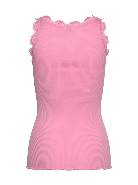 Rosemunde - RWBabette U-neck Lace - silkki-puuvillatoppi - 045 SEA PINK | Stockmann - photo 2