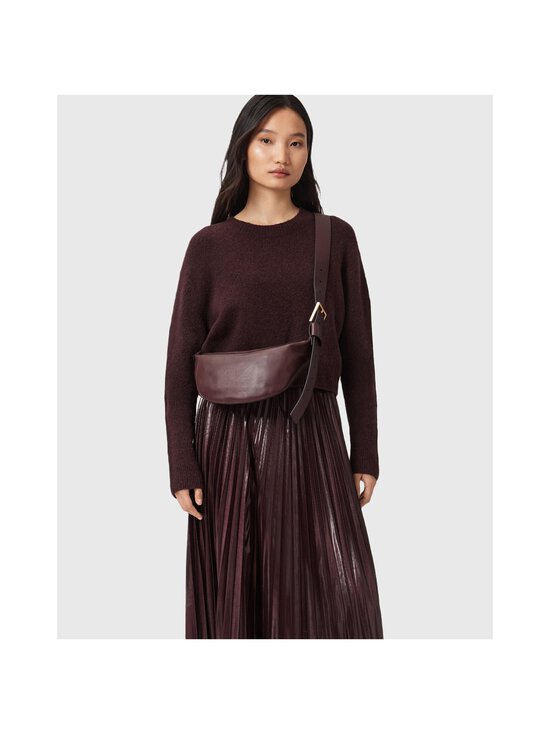 Allsaints - Luna Crossbody ādas plecu soma - DARK RED - photo 2 Allsaints - Luna Crossbody ādas plecu soma - DARK RED | Stockmann - photo 2