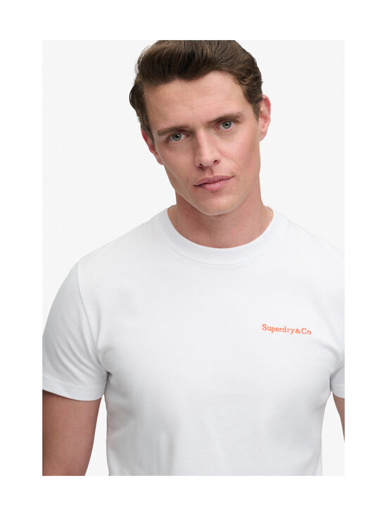 Superdry - Essential Company Logo t-paita - C1M OPTIC/HAZARD ORANGE | Stockmann - photo 3