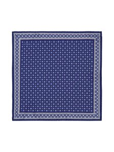 Eton - Medallion Floral Twill -silkkitaskuliina - 28 NAVY BLUE | Stockmann