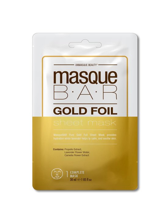 Gold Foil Sheet Mask -kasvonaamio