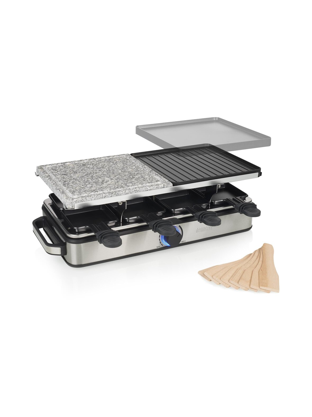 Princess Raclette 8 stone and grill deluxe -raclettesetti