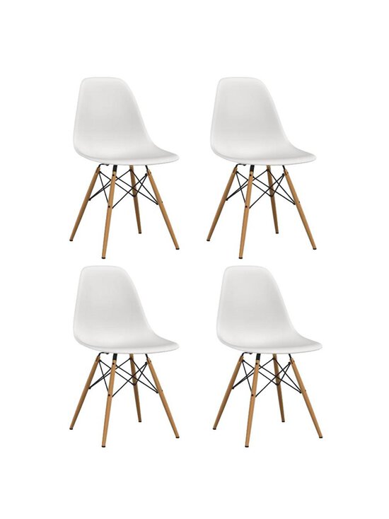 Vitra - Eames DSW RE -tuoli 4 kpl cotton white / vaalea vaahtera - WHITE | Stockmann - photo 1