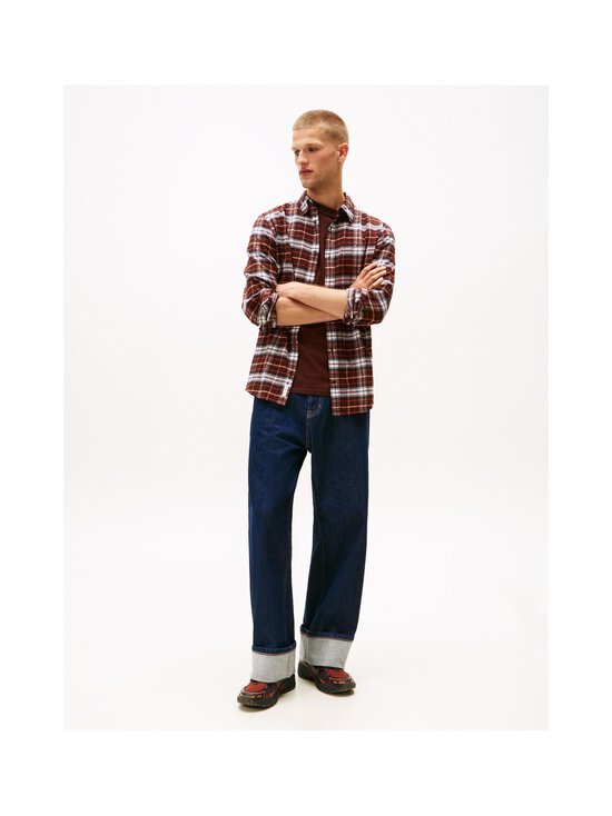 Tommy Jeans - Regular Flannel Check krekls ar apkakli - GS7 RICH BROWN / BIG CHECK | Stockmann - photo 3