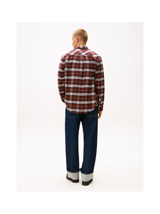 Tommy Jeans - Regular Flannel Check krekls ar apkakli - GS7 RICH BROWN / BIG CHECK | Stockmann - photo 4