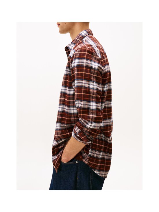 Tommy Jeans - Regular Flannel Check krekls ar apkakli - GS7 RICH BROWN / BIG CHECK | Stockmann - photo 5