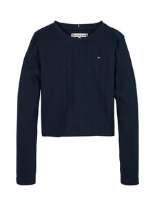 Tommy Hilfiger - Pointelle-trikoopaita - C1G DARK NIGHT NAVY Tommy Hilfiger - Pointelle-trikoopaita - C1G DARK NIGHT NAVY | Stockmann