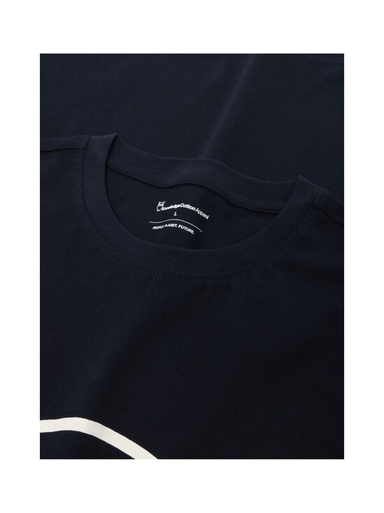 Knowledge Cotton Apparel - T-särk Front Owl Print - 1412 NIGHT SKY | Stockmann - photo 3