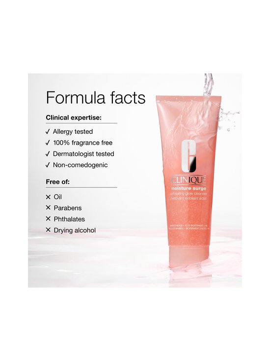 Clinique - Moisture Surge Exfoliating Glow Cleanser -puhdistusgeeli - NOCOL | Stockmann - photo 5