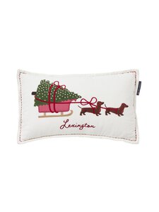 Lexington - Dog Sleigh samta spilvens 50 x 30 cm - 1500-SH11 WHITE MULTI | Stockmann