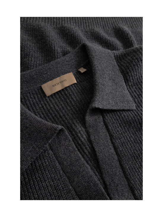 Rue de Tokyo - Meriinovilla-kashmiirisegune kudum Keita - DARK GREY MELANGE | Stockmann - photo 2