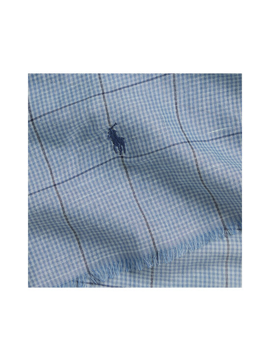 Polo Ralph Lauren - Puuvilla-pellavahuivi - NAVY MULTI | Stockmann - photo 2