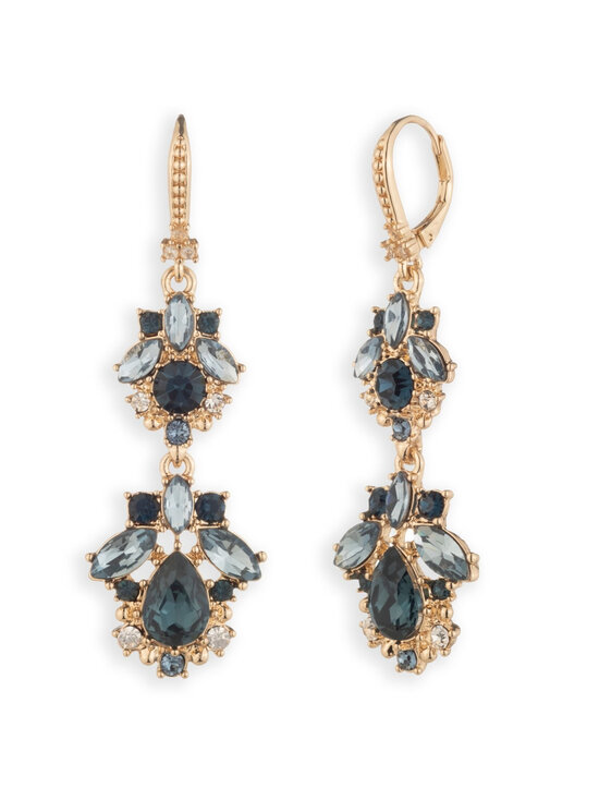 Marchesa - Magnificent Magnolia Double Drop auskari - GLD/ BLUE | Stockmann - photo 1