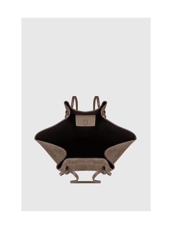YUZEFI - Large Mochi Suede -nahkalaukku - TAUPE | Stockmann - photo 3