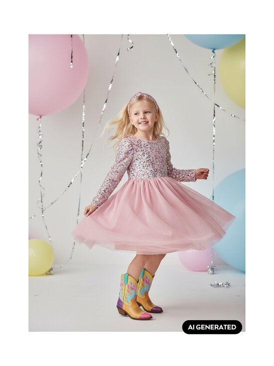 Lindex - Kleita ar vizuļiem - 7351 PINK | Stockmann - photo 5