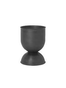 Ferm Living - Hourglass Pot -ruukku, S - BLACK/DARK GREY | Stockmann