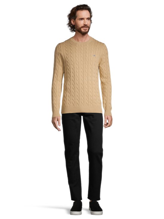 GANT - Palmikkoneule - 296 KHAKI MEL - photo 2 GANT - Palmikkoneule - 296 KHAKI MEL | Stockmann - photo 2