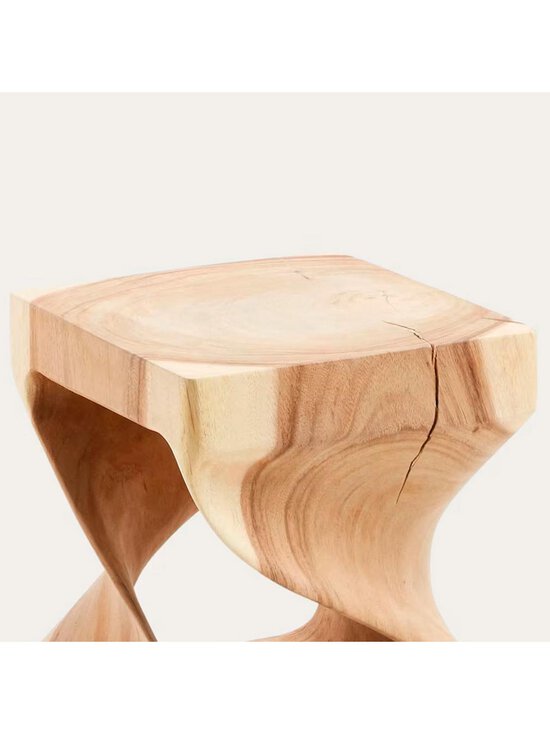 Kave Home - Hakon-sivupöytä munggurpuu 30 x 30 cm - BEIGE | Stockmann - photo 3