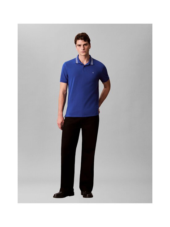 Calvin Klein Jeans - Monogram Tipped polo krekls - 2IL CHASE BLUE | Stockmann - photo 2
