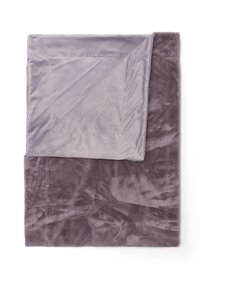 Essenza - Furry Plaid -päiväpeitto - 727 PALE PURPLE | Stockmann