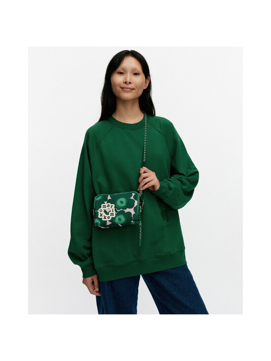 Marimekko - Iloisa Mini Unikko -olkalaukku - 360 DARK GREEN, PINK, GREEN | Stockmann - photo 4