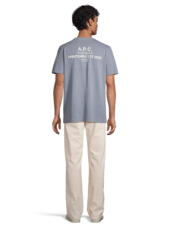 A.P.C - Back Logo t-paita - IAF STEEL BLUE | Stockmann - photo 3