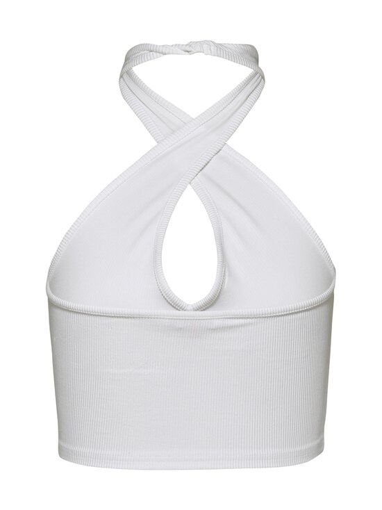 Tommy Jeans - Rib Halterneck Top - YBR WHITE - photo 4 Tommy Jeans - Rib Halterneck Top - YBR WHITE | Stockmann - photo 4